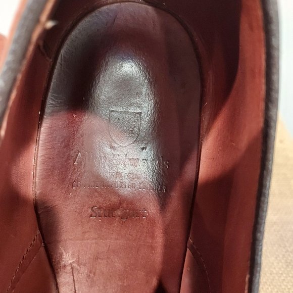 Allen Edmonds Stuttgart Men's Leather Dress Shoes Size 11 D - Picture 7 of 8